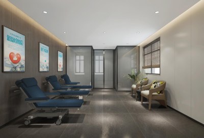新中式养老院3D模型下载